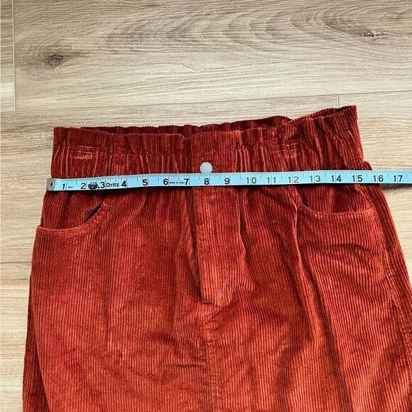 ROXY Silent Days Orange Mini Skirt Size Large - Picture 8 of 9